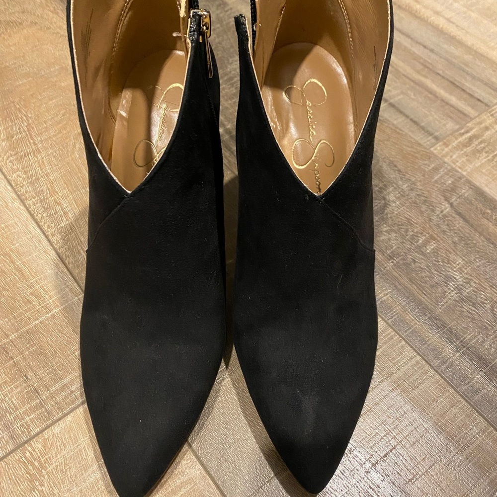 Jessica Simpson Black Ankle Booties
